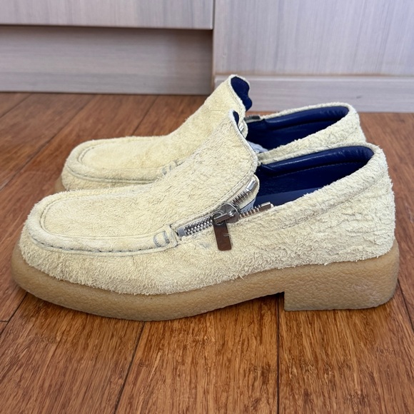Burberry Suede Crepe Sole Loafers, IT41.5 / US8.5, “Wool” main image 5